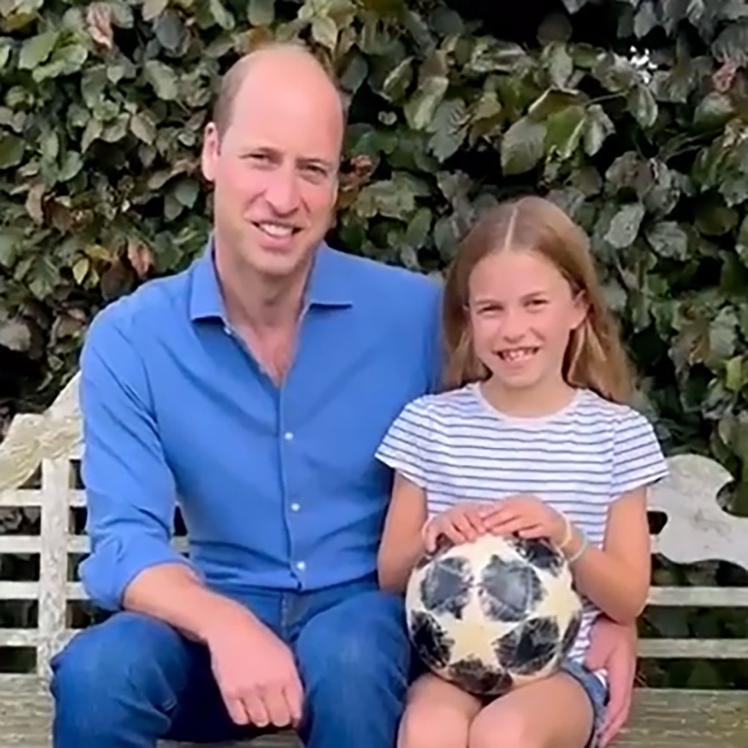 Princess Charlotte and Prince William Cheer on Women’s Soccer Team